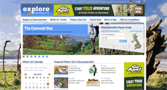 Desktop Screenshot of exploregloucestershire.co.uk
